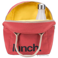 Insulated Red Lunch Bag