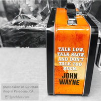 John Wayne Embossed Lunch Box
