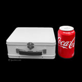 Metal White Lunch Box