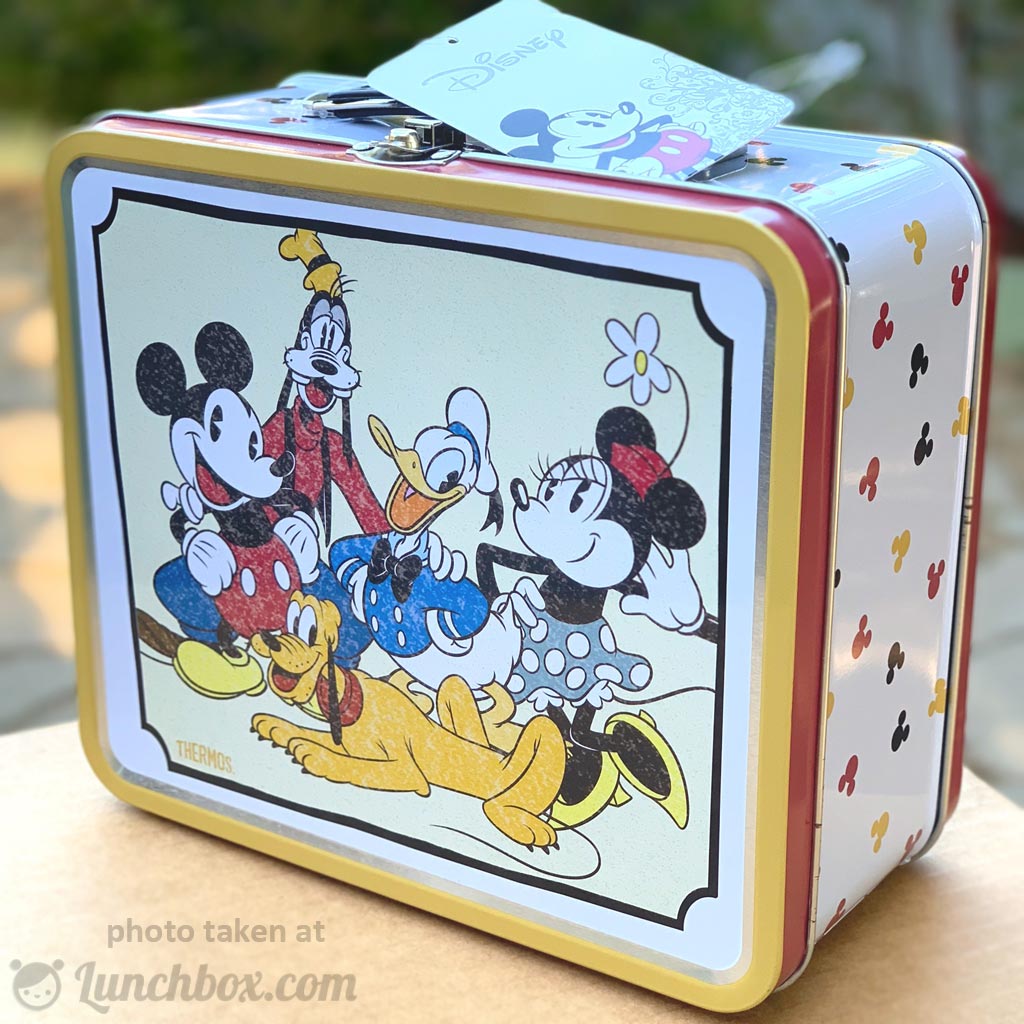 Mickey Mouse Lunch Box with Utensils