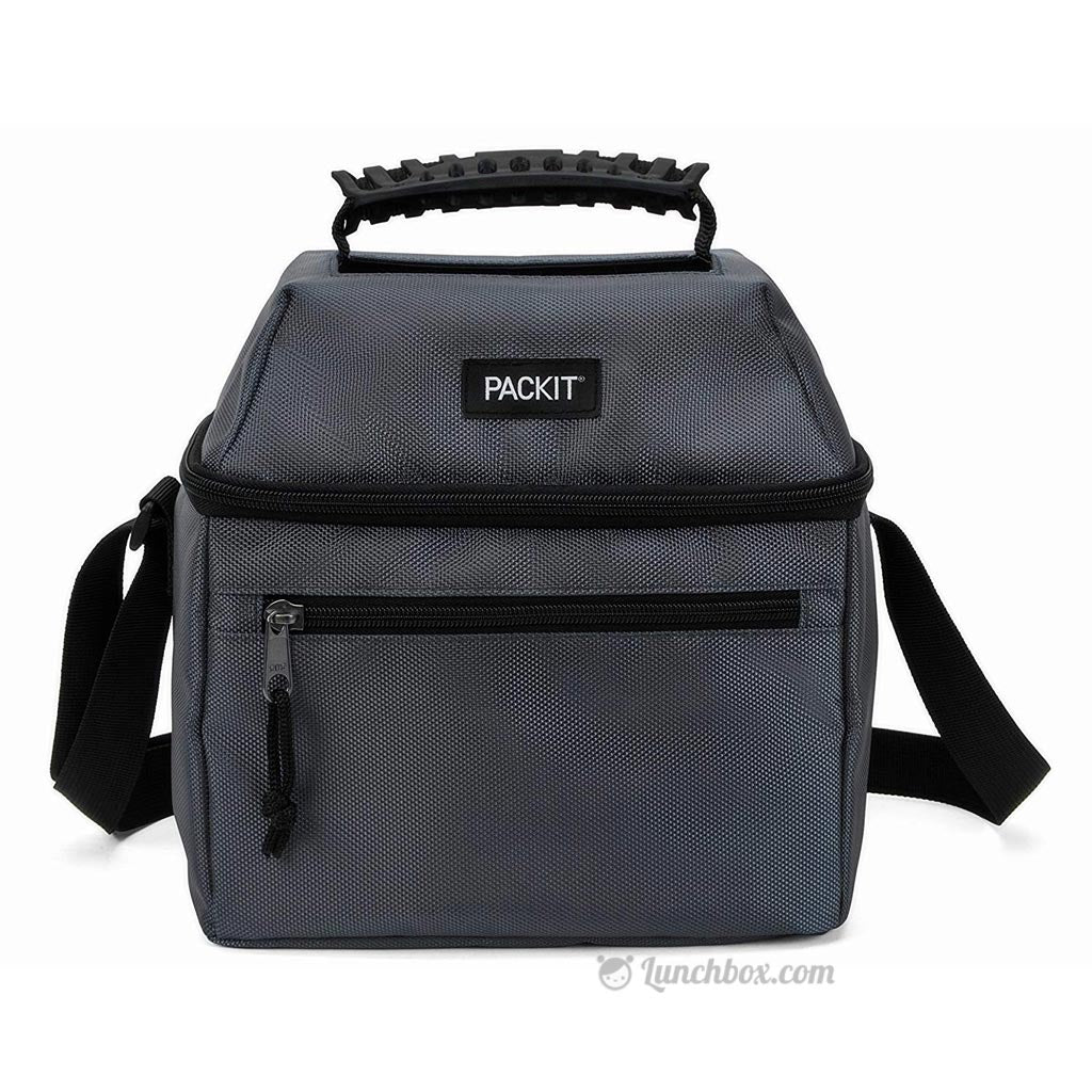 PackIt Black Freezable Lunch Bag