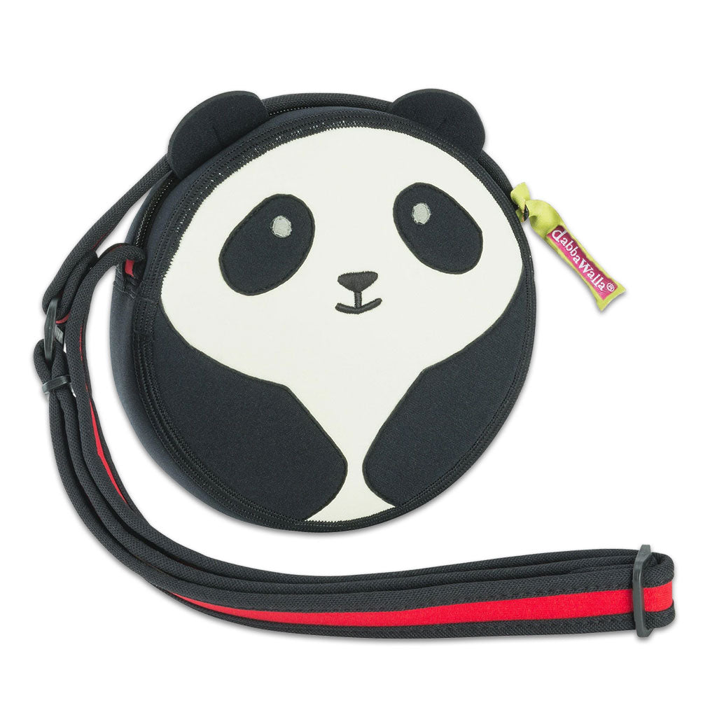 Mini Cartoon Bear Pattern Sling Bag Fashionable Adjustable Strap