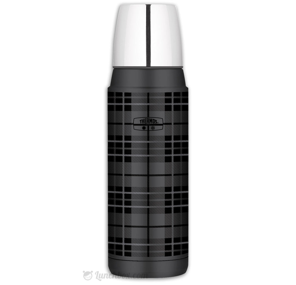 Plaid Thermos Bottle