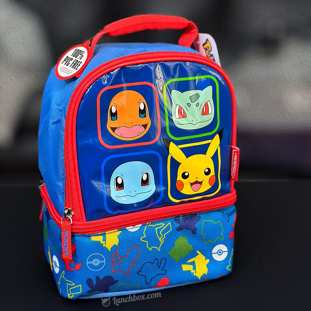 Thermos Kids Insulated Reusable Single Compartment Lunch Bag, Pokemon 