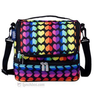 Wildkin Rainbow Hearts Lunch Box