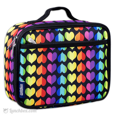 Rainbow Hearts Girls Lunch Box