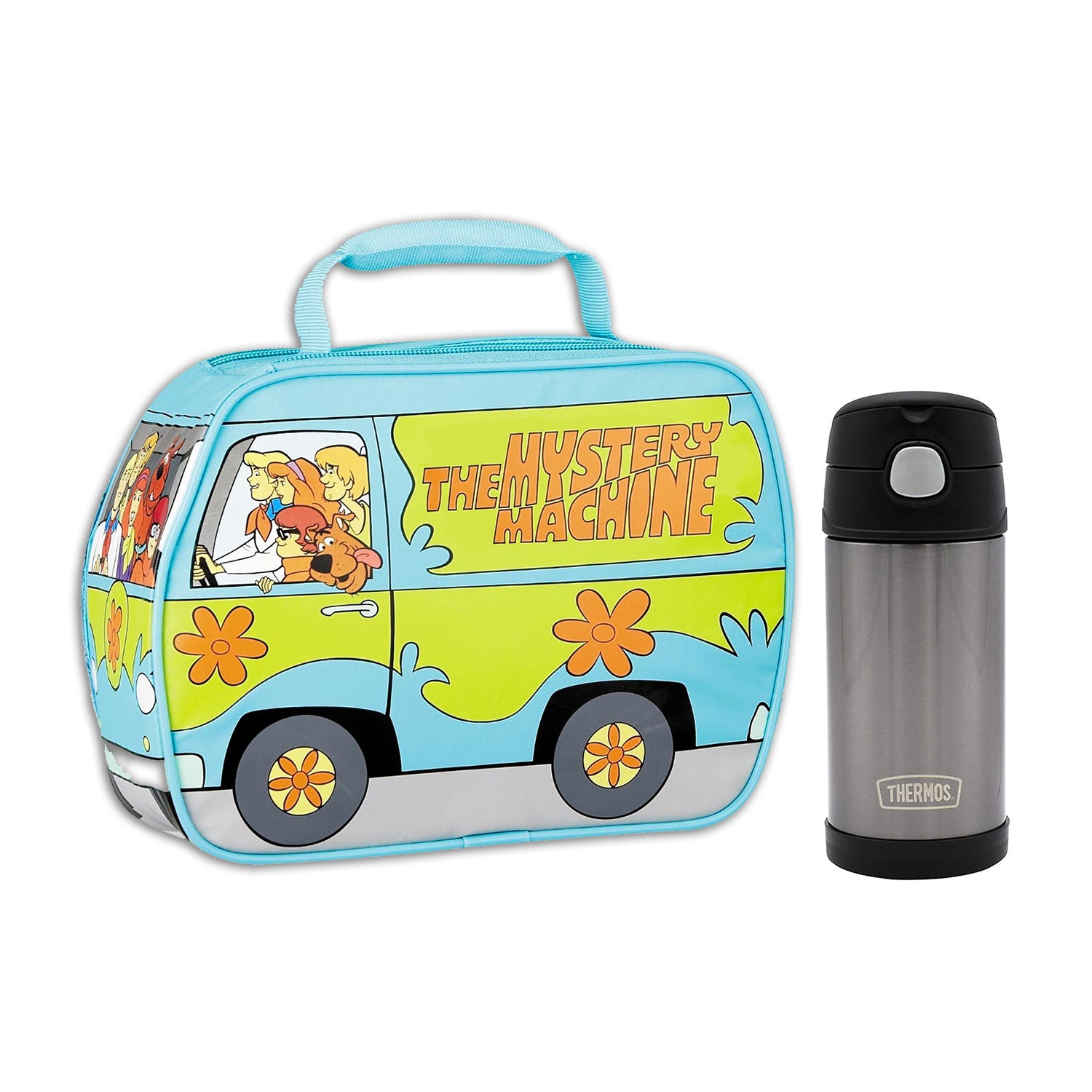 Scooby Doo Lunch Box with Thermos Bottle Lunchbox