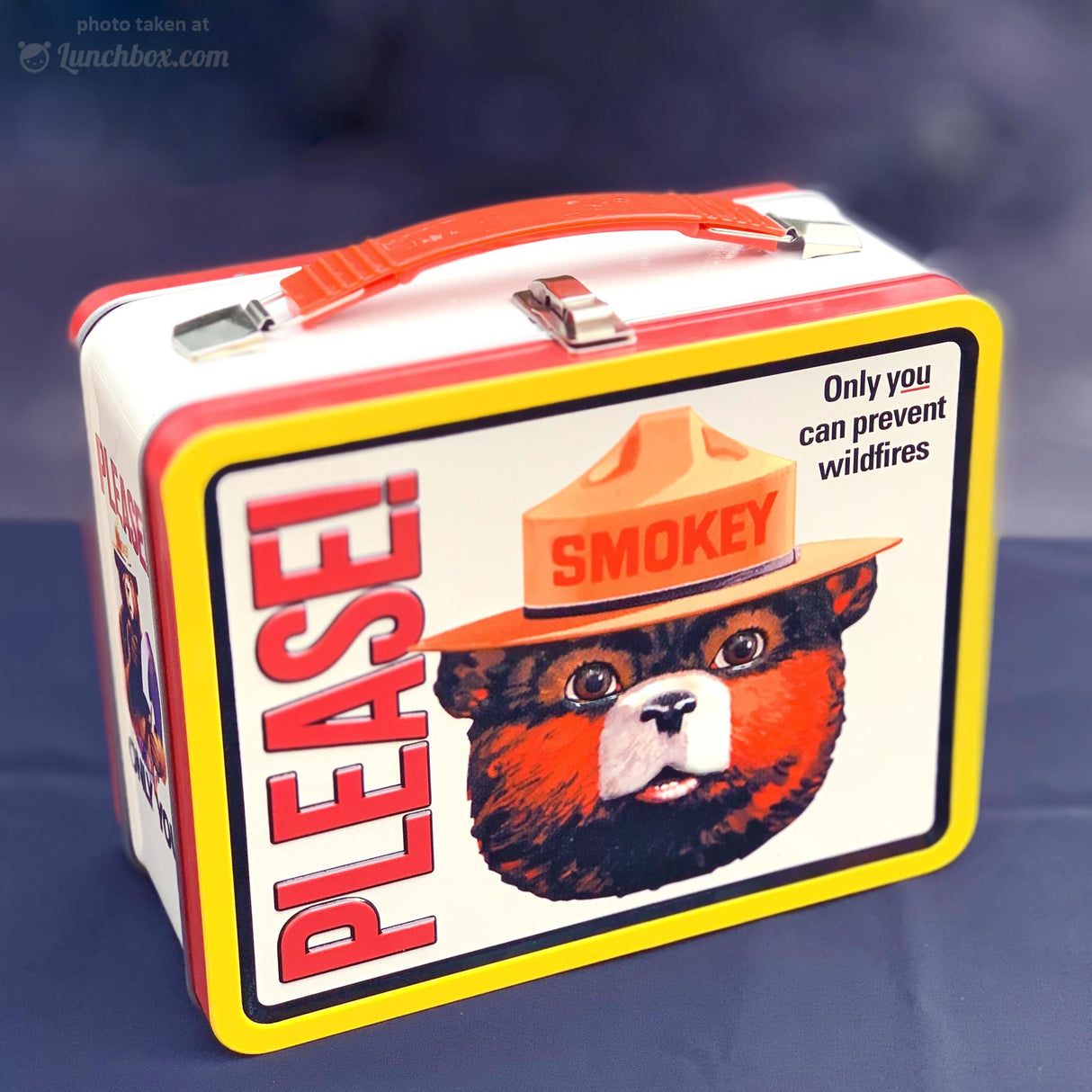 Smokey Bear Metal Lunchbox