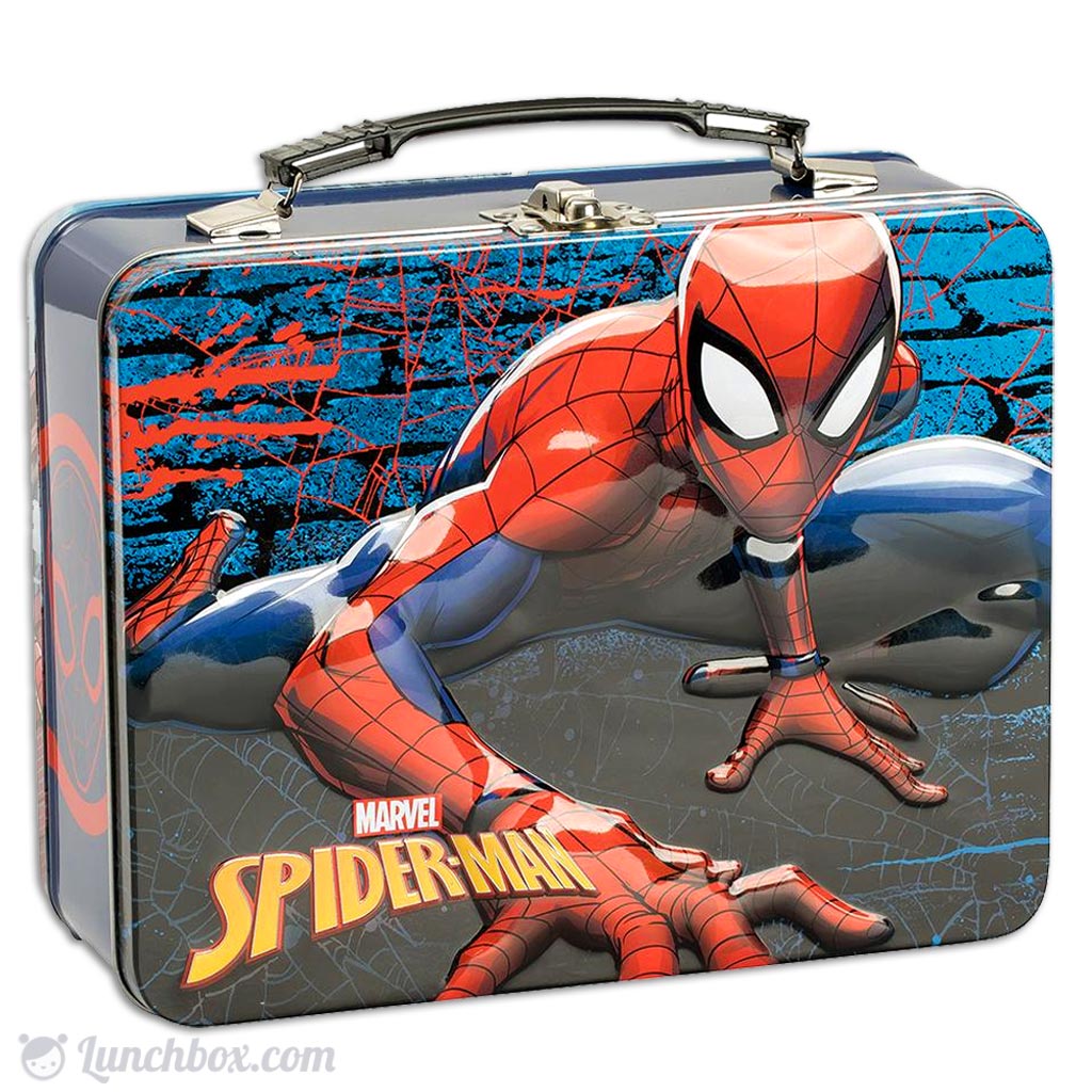 Marvel Comics Pages Pattern Metal Lunch Box