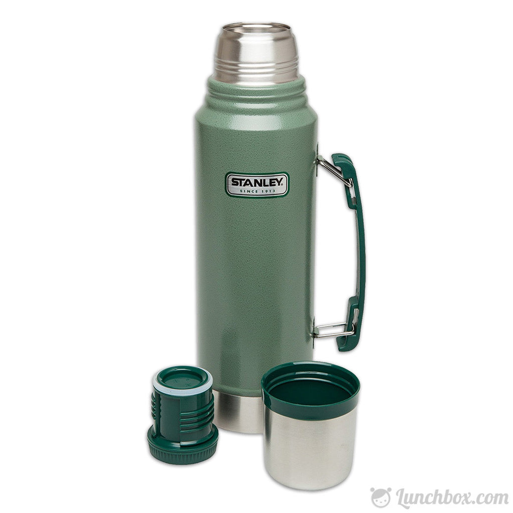 Stanley Classic Lunch Box With Thermos green Metal 7 QT/1.1 qt Bottle Retro