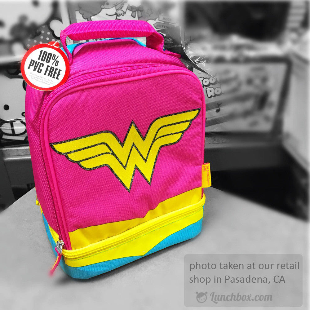 Wonder Woman Lunch Box with Thermos Bottle